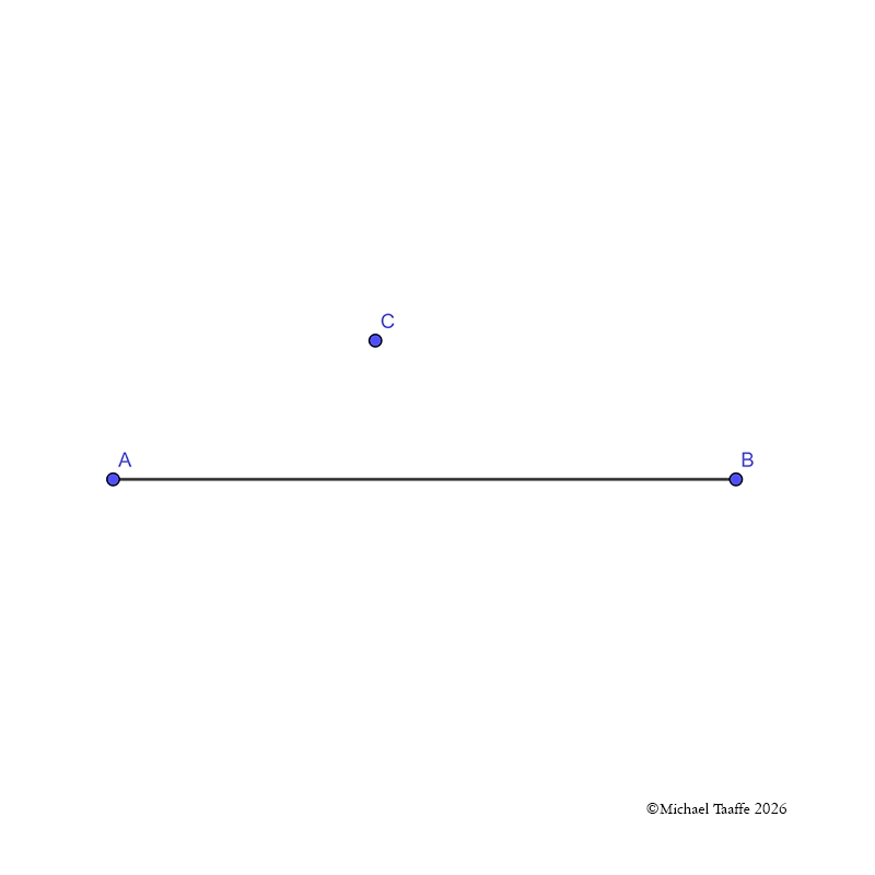 Perpendicular From a Point Off a Line